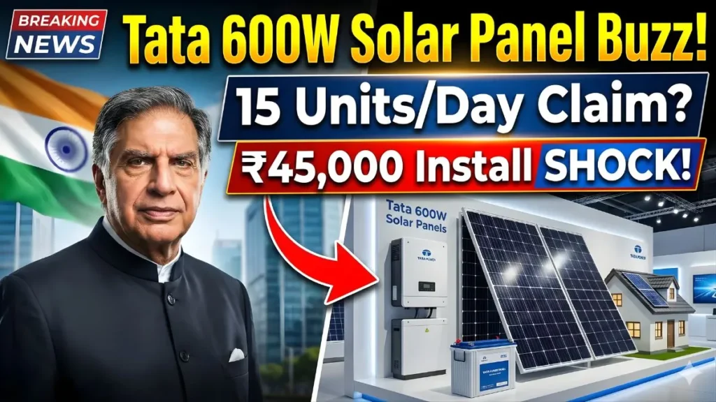 Tata 600W Solar Panel
