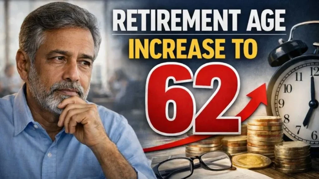 Retirement Age Increase To 62 For Central Government Employees